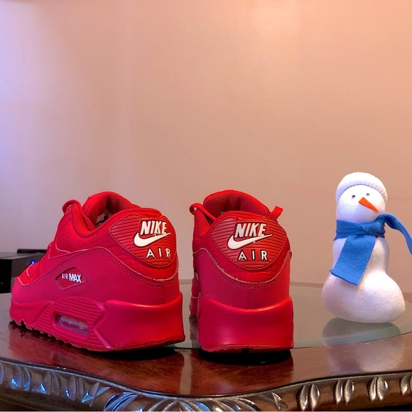 Sold! Nike Air Max 90 University Red Sneakers Size 7.5 - Picture 5 of 5